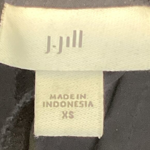 J. Jill Silky Modal Blend Wide Leg Cropped Pants 4 Pockets XS Blue 289G - Picture 9 of 11